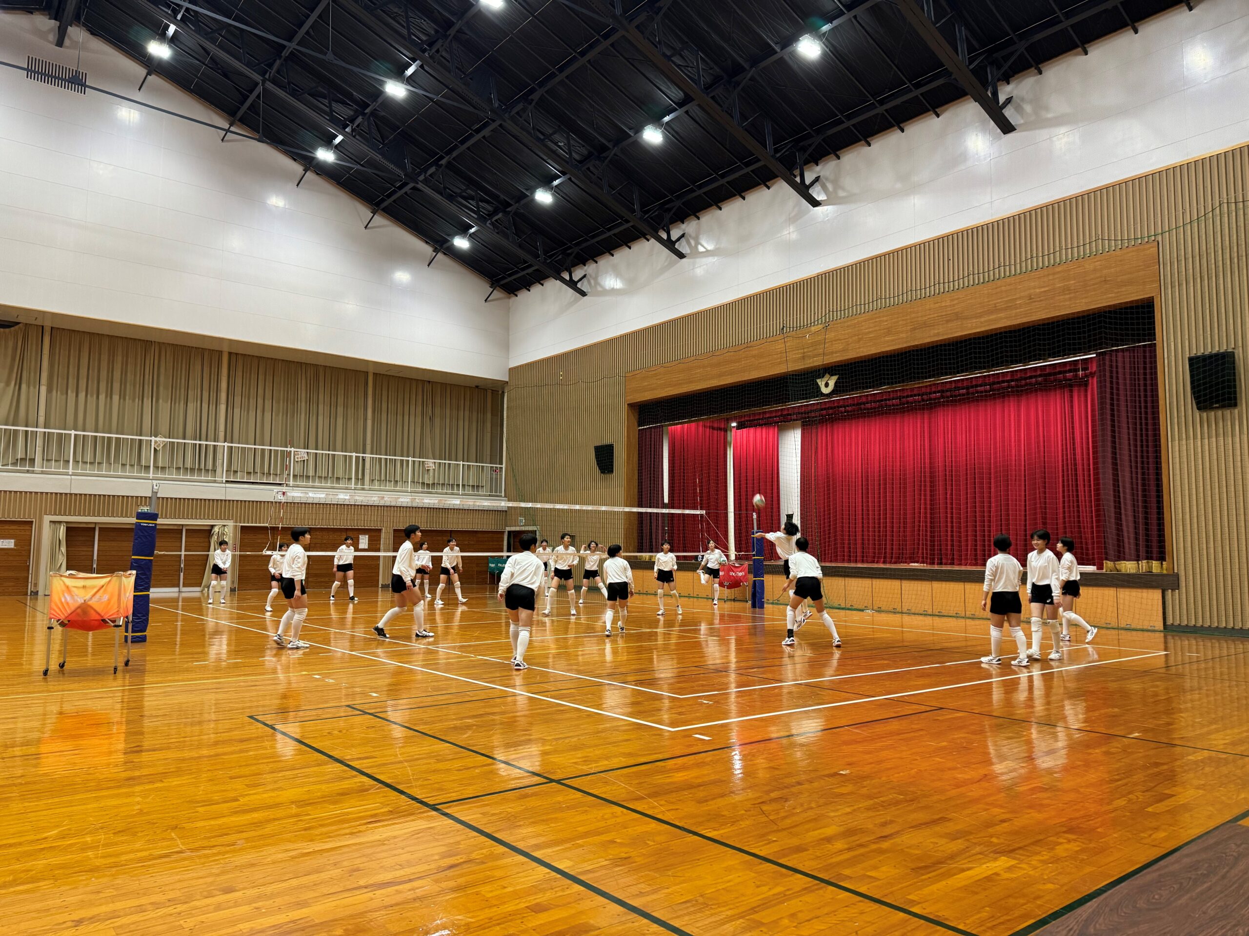 部活動の地域移行～徳地中バレー～