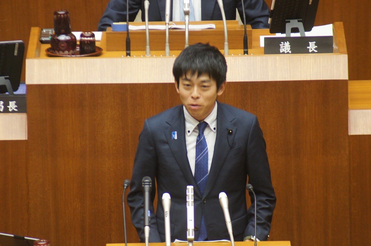 県議会9月定例会で一般質問に登壇しました