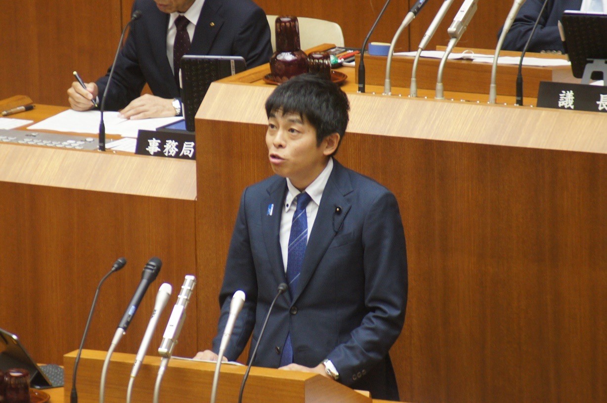 ９月県議会一般質問①「県と市町の広域連携の取組について」